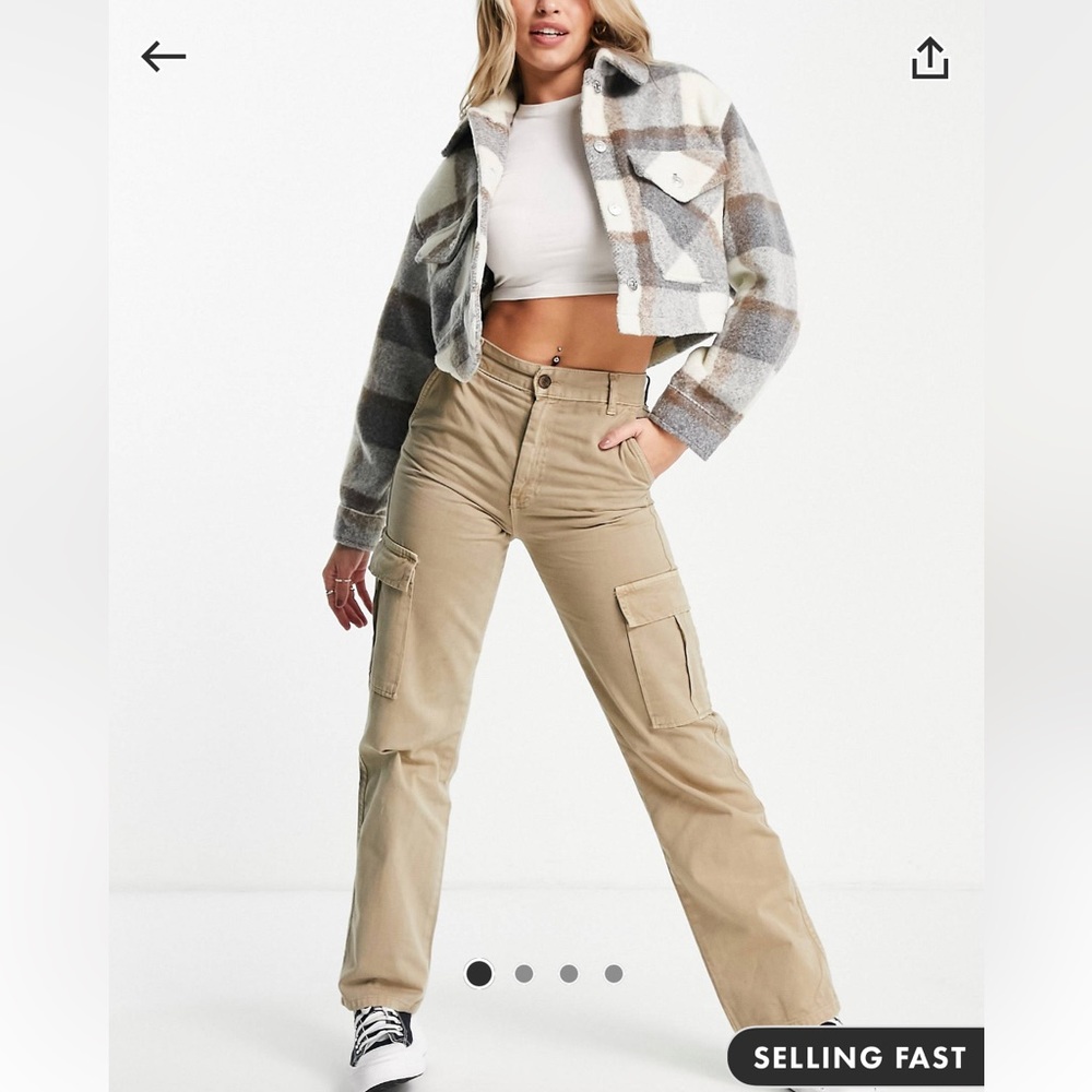 Straight leg cargo pants